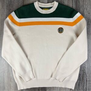 Golf Wang Tyler The Creator Cookie Patch Pullover Sweater Green Ivory Size Small